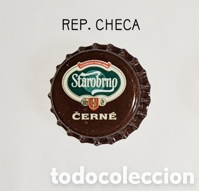 Botellas antiguas: Chapa corona sin usar Rep. Checa - Foto 1