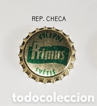 Botellas antiguas: Chapa corona sin usar Rep. Checa - Foto 1