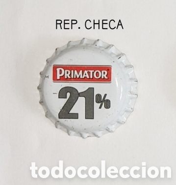 Botellas antiguas: Chapa corona sin usar Rep. Checa - Foto 1