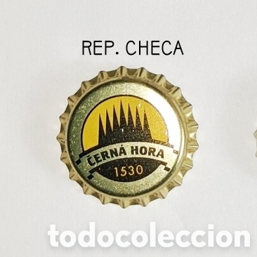 Botellas antiguas: Chapa corona sin usar Rep. Checa - Foto 1
