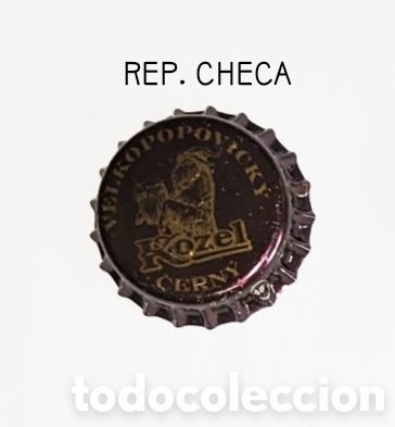Botellas antiguas: Chapa corona sin usar Rep. Checa - Foto 1