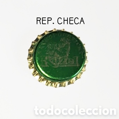 Botellas antiguas: Chapa corona sin usar Rep. Checa - Foto 1