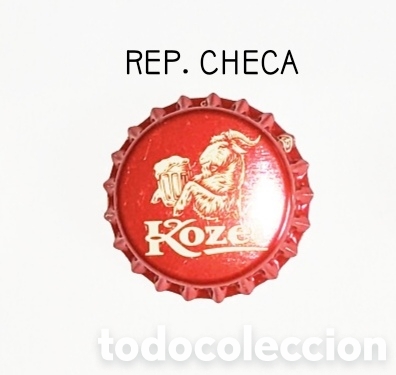 Botellas antiguas: Chapa corona sin usar Rep. Checa - Foto 1