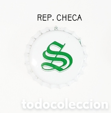 Botellas antiguas: Chapa corona sin usar Rep. Checa - Foto 1