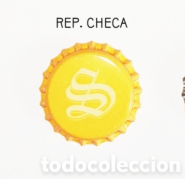Botellas antiguas: Chapa corona sin usar Rep. Checa - Foto 1