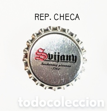 Botellas antiguas: Chapa corona sin usar Rep. Checa - Foto 1