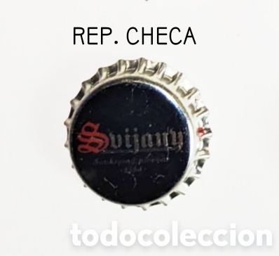 Botellas antiguas: Chapa corona sin usar Rep. Checa - Foto 1