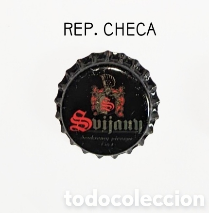 Botellas antiguas: Chapa corona sin usar Rep. Checa - Foto 1