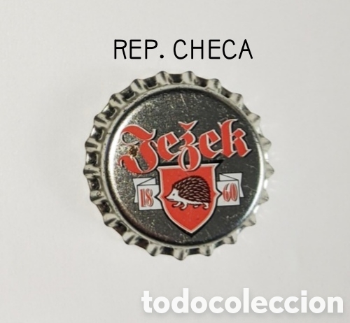 Botellas antiguas: Chapa corona sin usar Rep. Checa - Foto 1