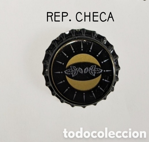 Botellas antiguas: Chapa corona sin usar Rep. Checa de ida - Foto 1