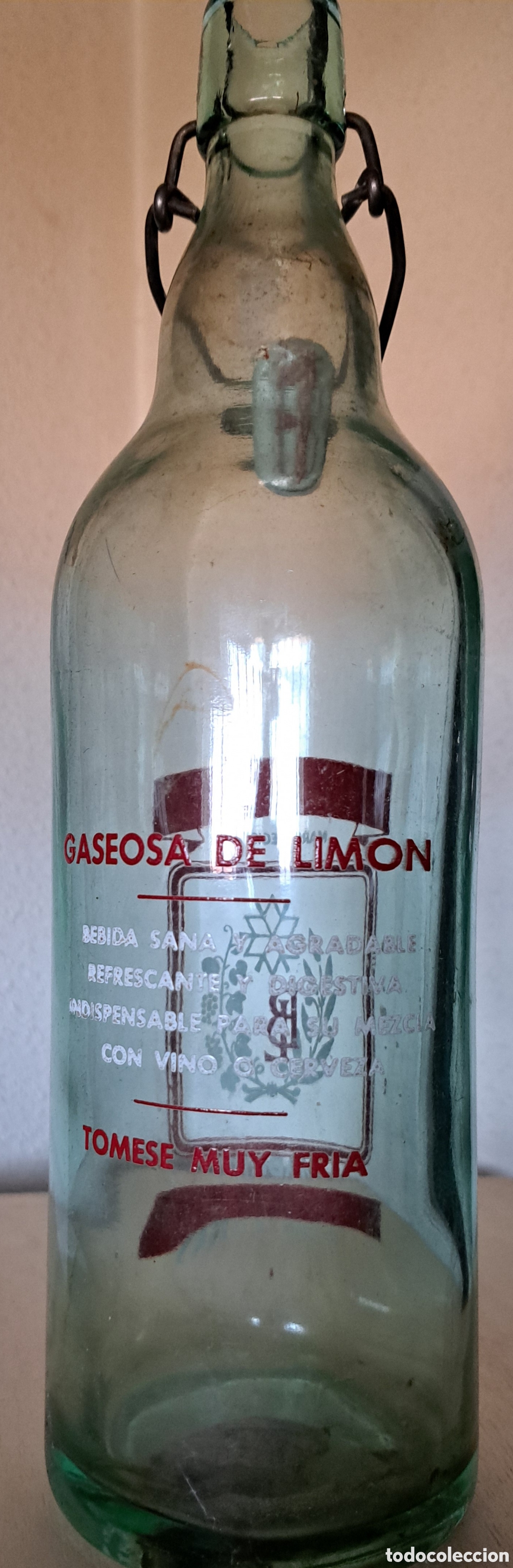 Botellas antiguas: Gaseosa El Laurel de Baco - Foto 2