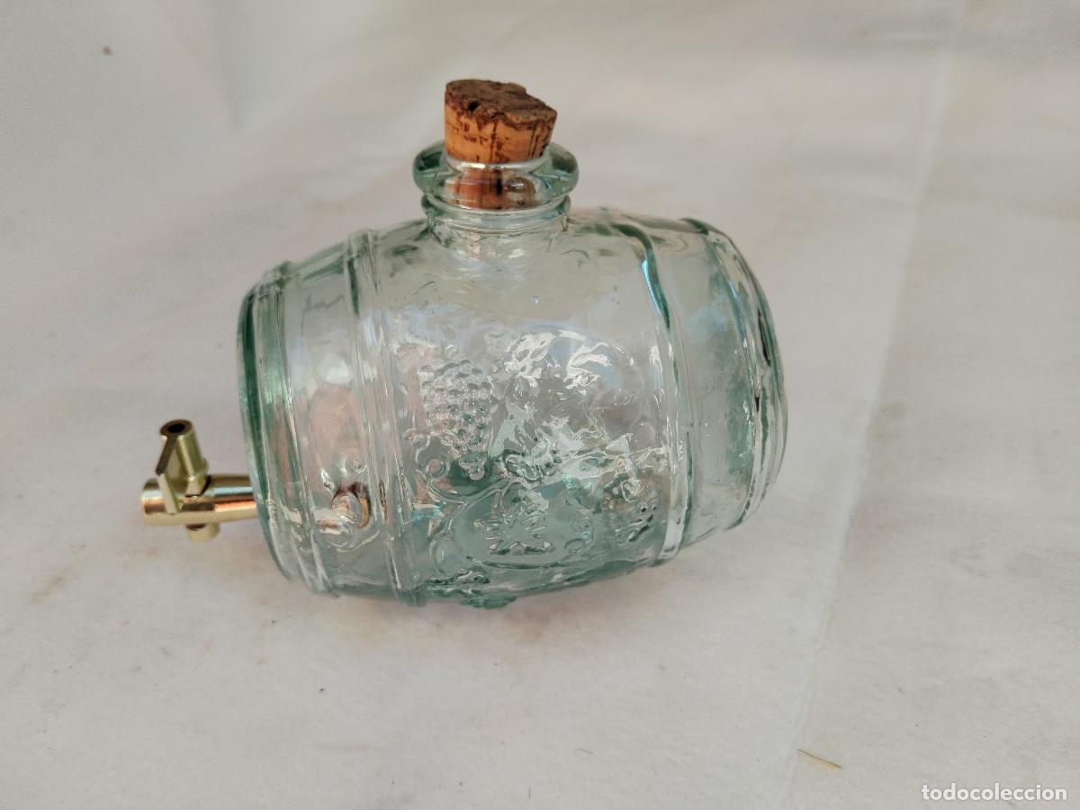 Botellas antiguas: TONEL PEQUE&Ntilde;O DE CRISTAL - Foto 3