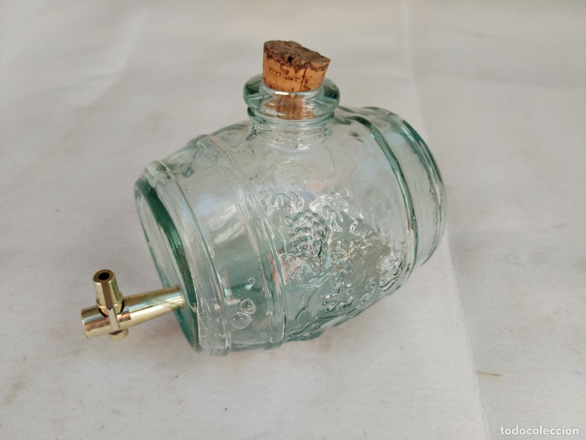 Botellas antiguas: TONEL PEQUE&Ntilde;O DE CRISTAL - Foto 4