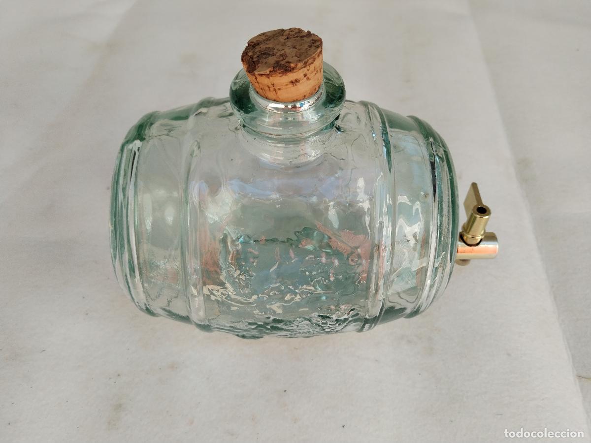 Botellas antiguas: TONEL PEQUE&Ntilde;O DE CRISTAL - Foto 7