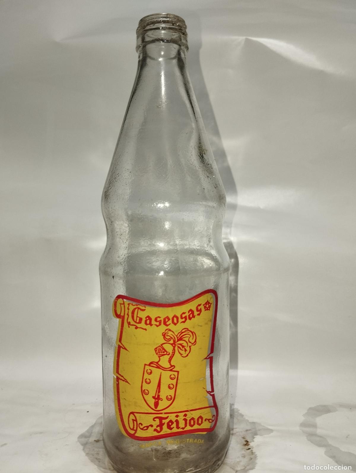 Botellas antiguas: Botella de gaseosa feij&oacute;o de Vigo - Foto 1