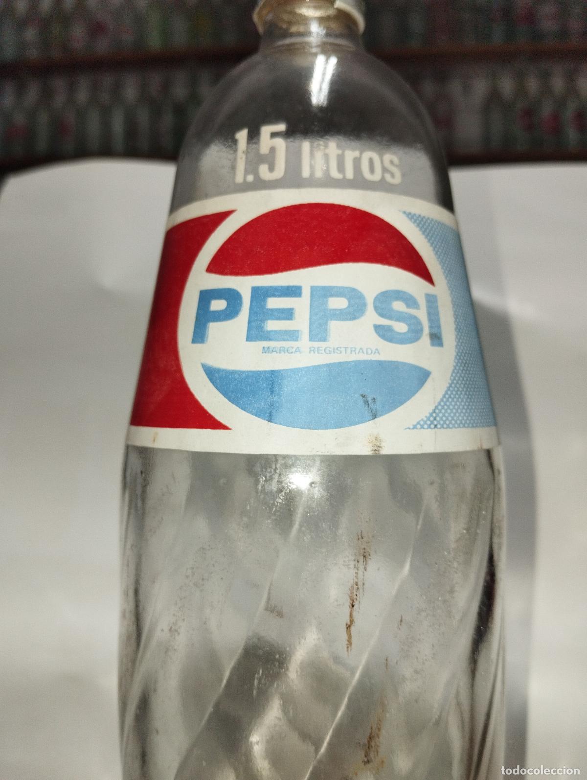 Botellas antiguas: Botella de Pepsi cola - Foto 2