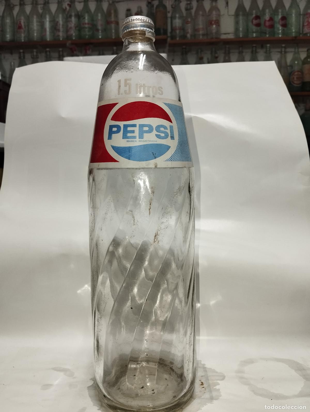 Botellas antiguas: Botella de Pepsi cola - Foto 1