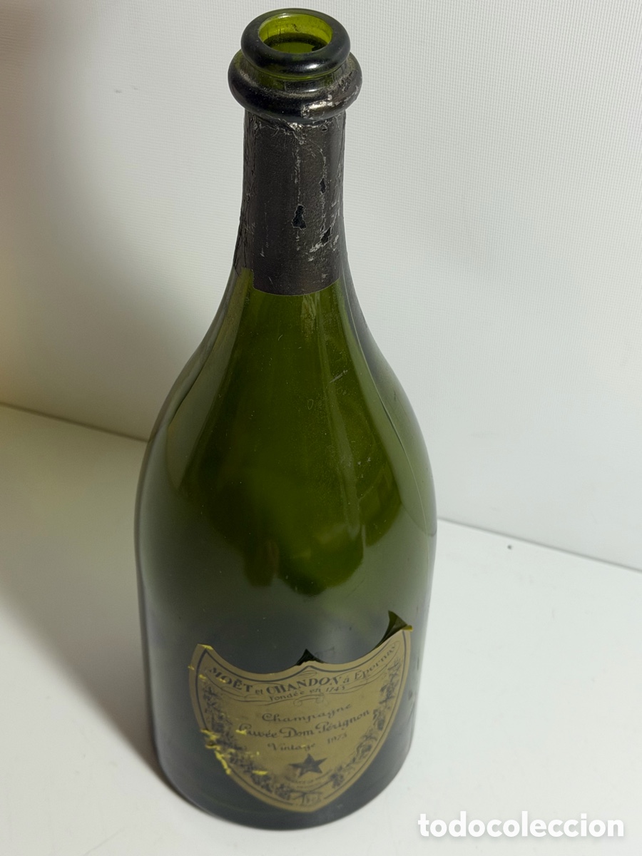 Botellas antiguas: ANTIGUA BOTELLA DOM PERIGNON 1973 - Foto 4