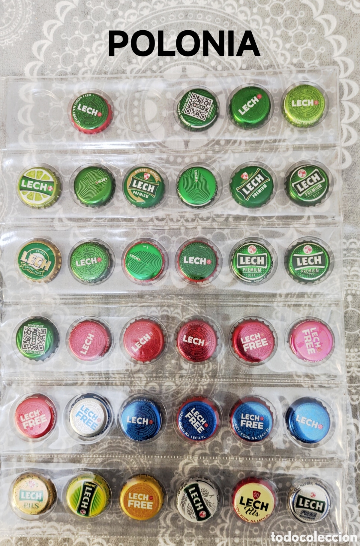 Botellas antiguas: Chapas corona a elegir de Polonia - Foto 1