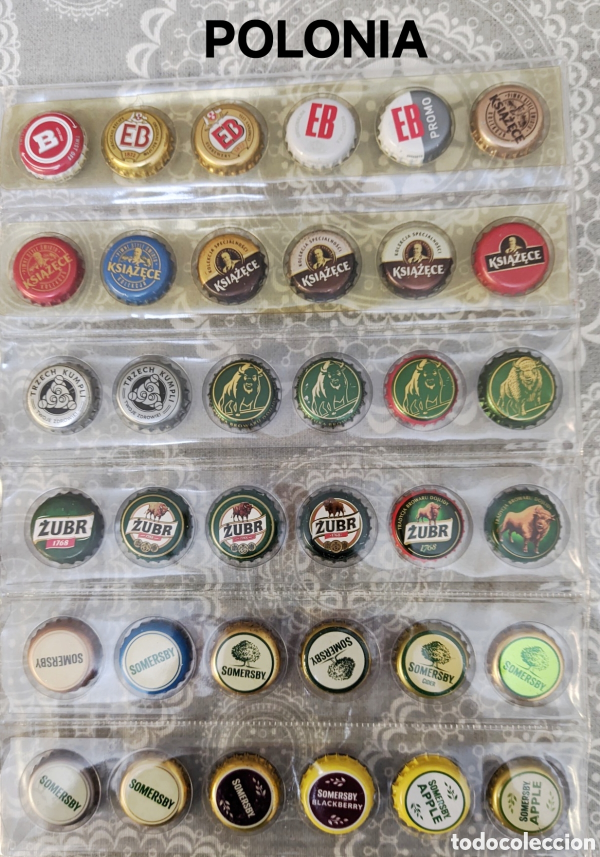 Botellas antiguas: Chapas corona a elegir de Polonia - Foto 1