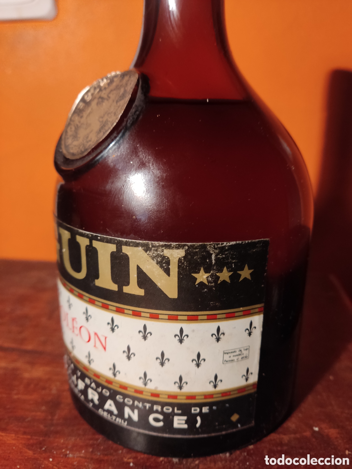 Botellas antiguas: Botella Seguin Napole&oacute;n - Foto 3