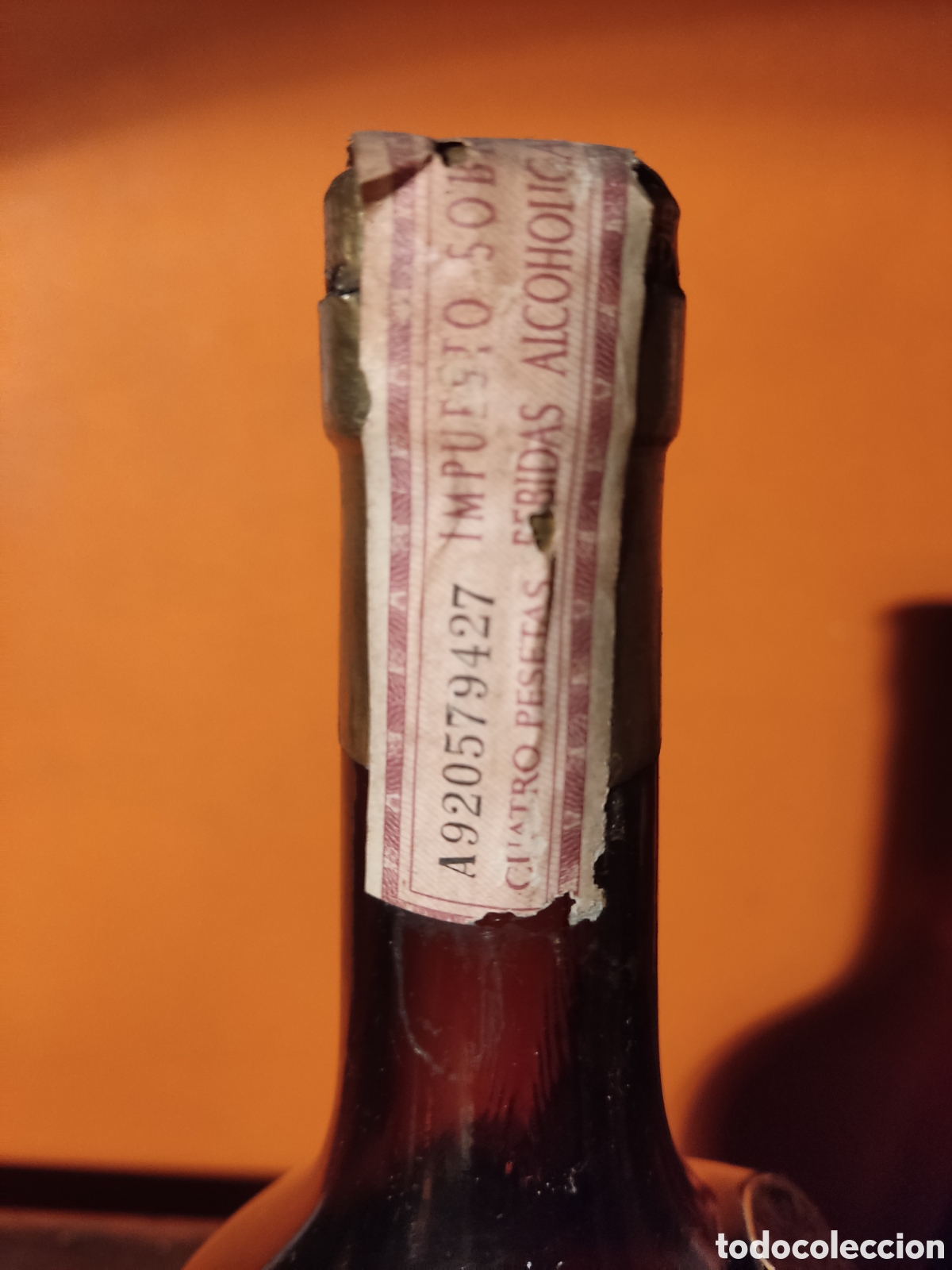 Botellas antiguas: Botella Seguin Napole&oacute;n - Foto 5