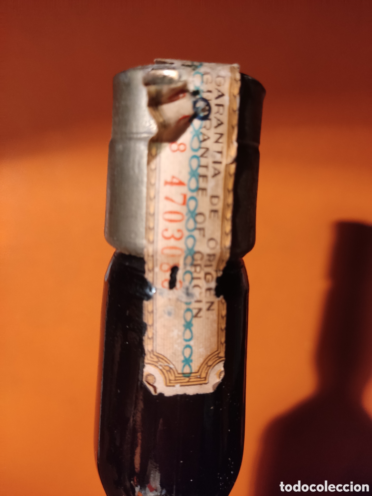Botellas antiguas: Botella Armada Cream Sandemam - Foto 4