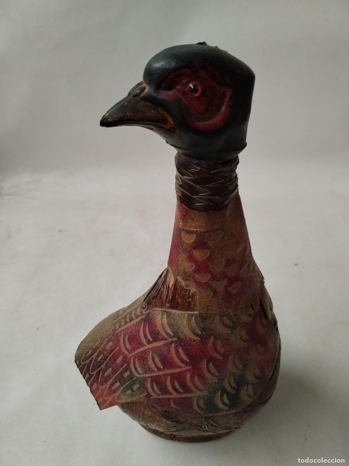 Botellas antiguas: botella en forma de perdiz vintage - Foto 10
