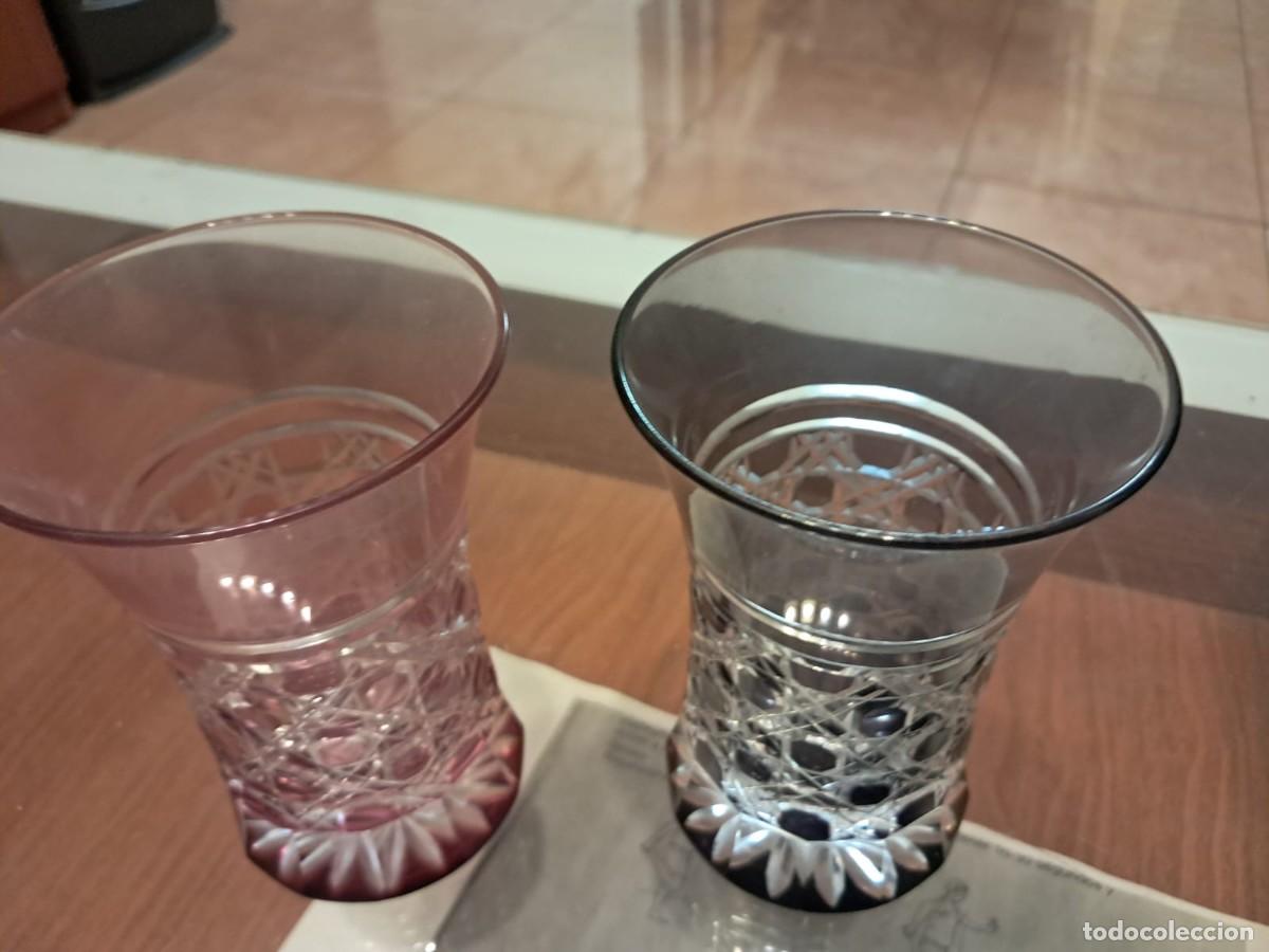 Botellas antiguas: Vaso de cerveza Edo Kiriko - Foto 3
