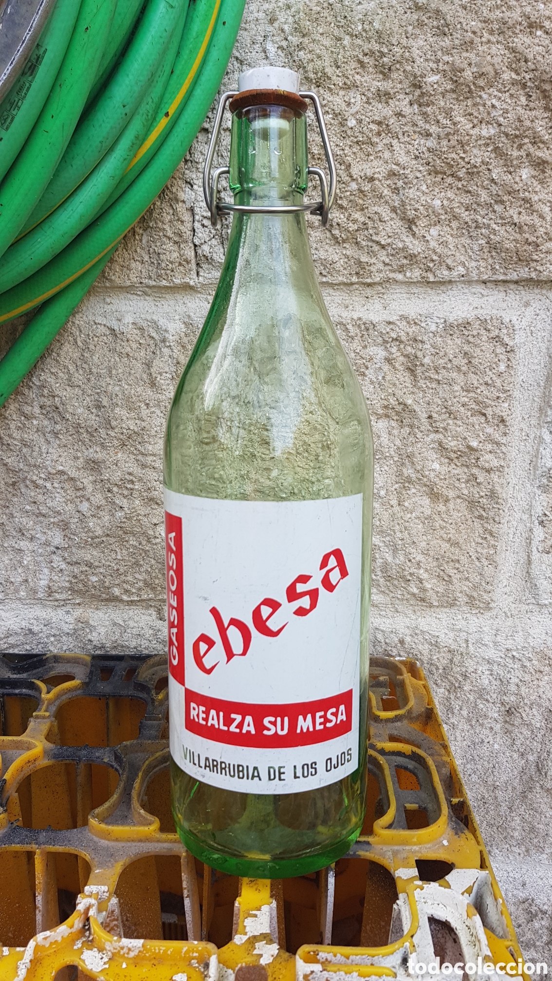 Botellas antiguas: Botella de Gaseosa Ebesa - Foto 1