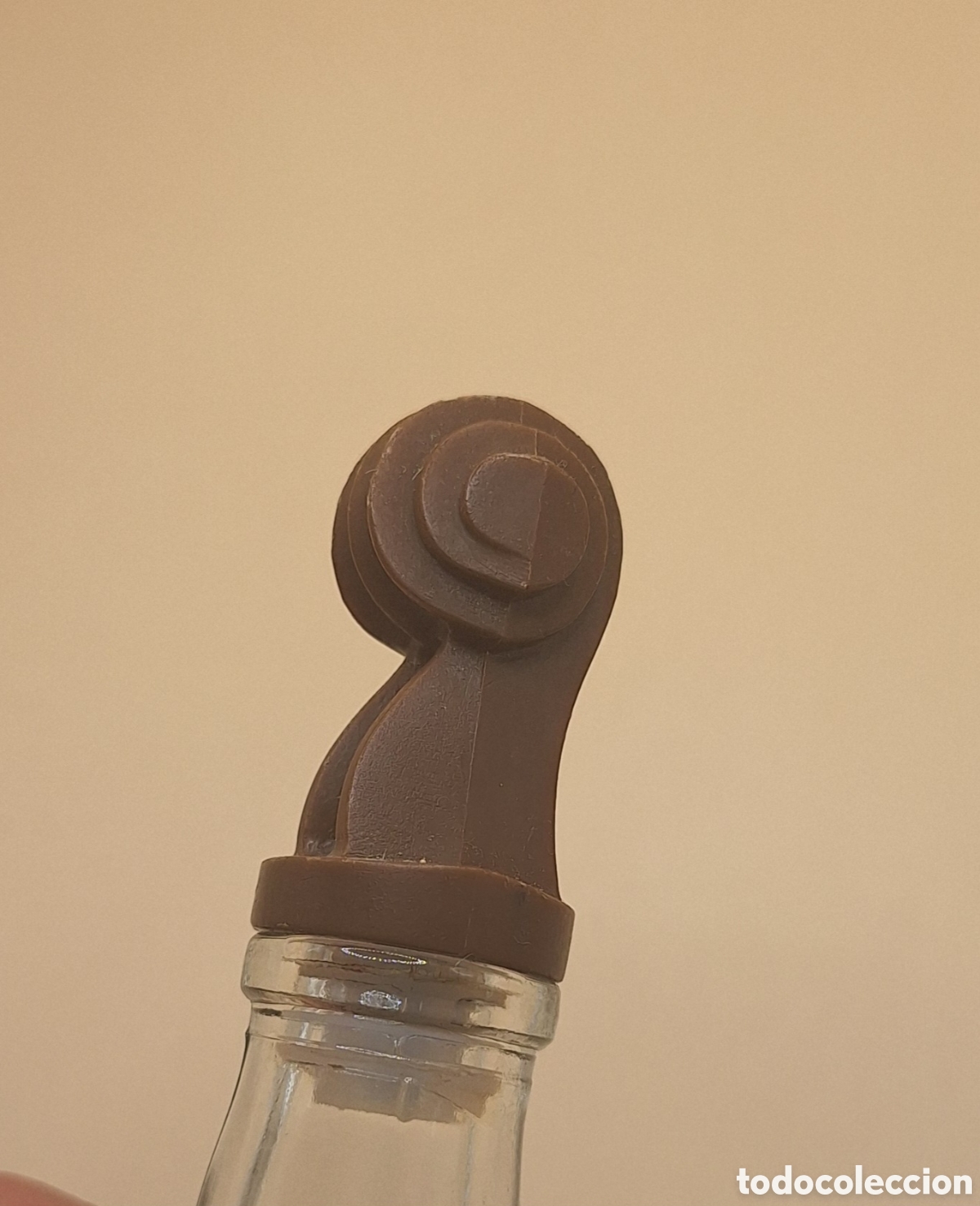 Botellas antiguas: Antigua Botella en Forma de Viol&iacute;n - Foto 9