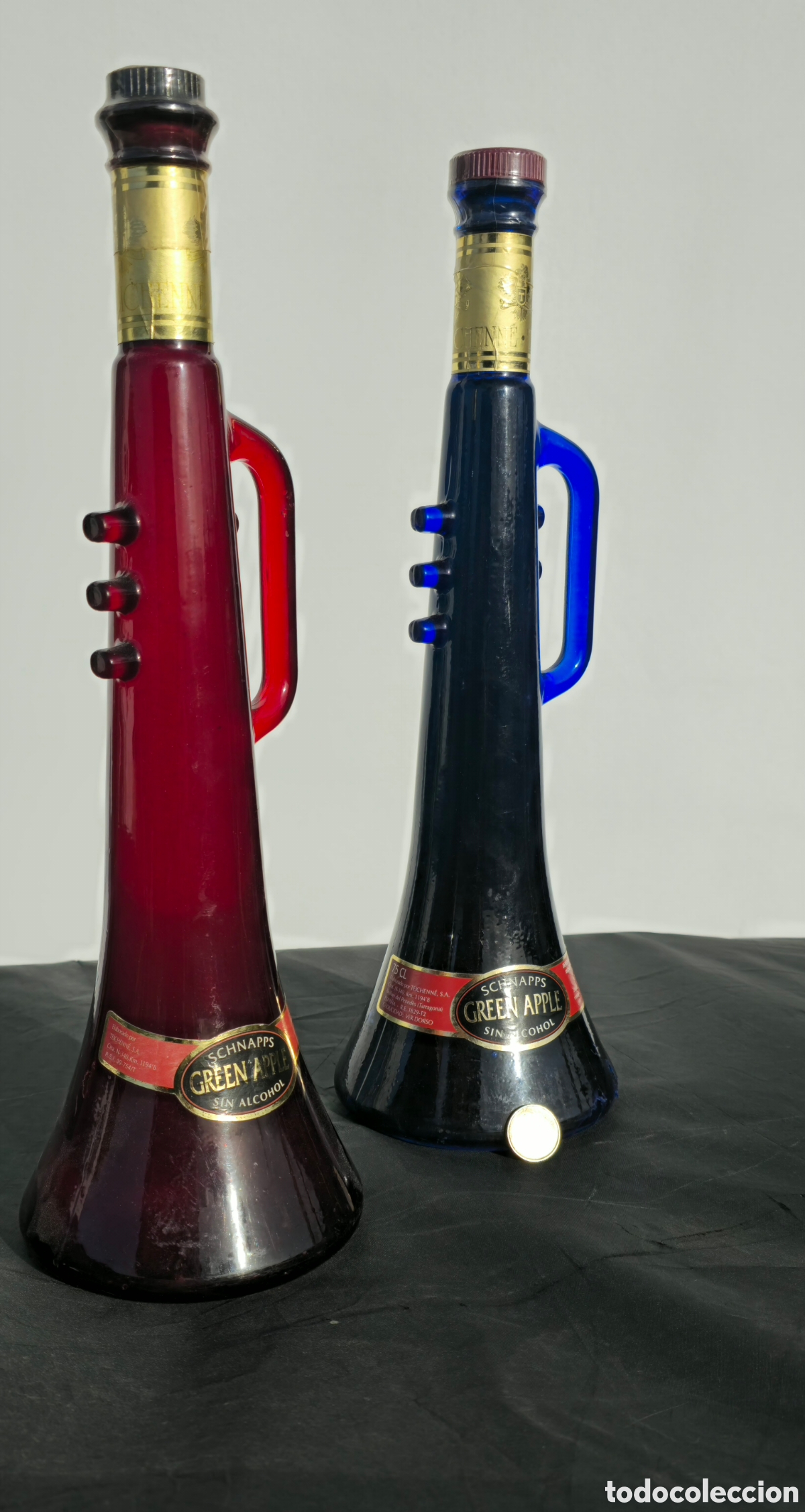 Botellas antiguas: Teichenn&eacute; trompetas 90s - Foto 3