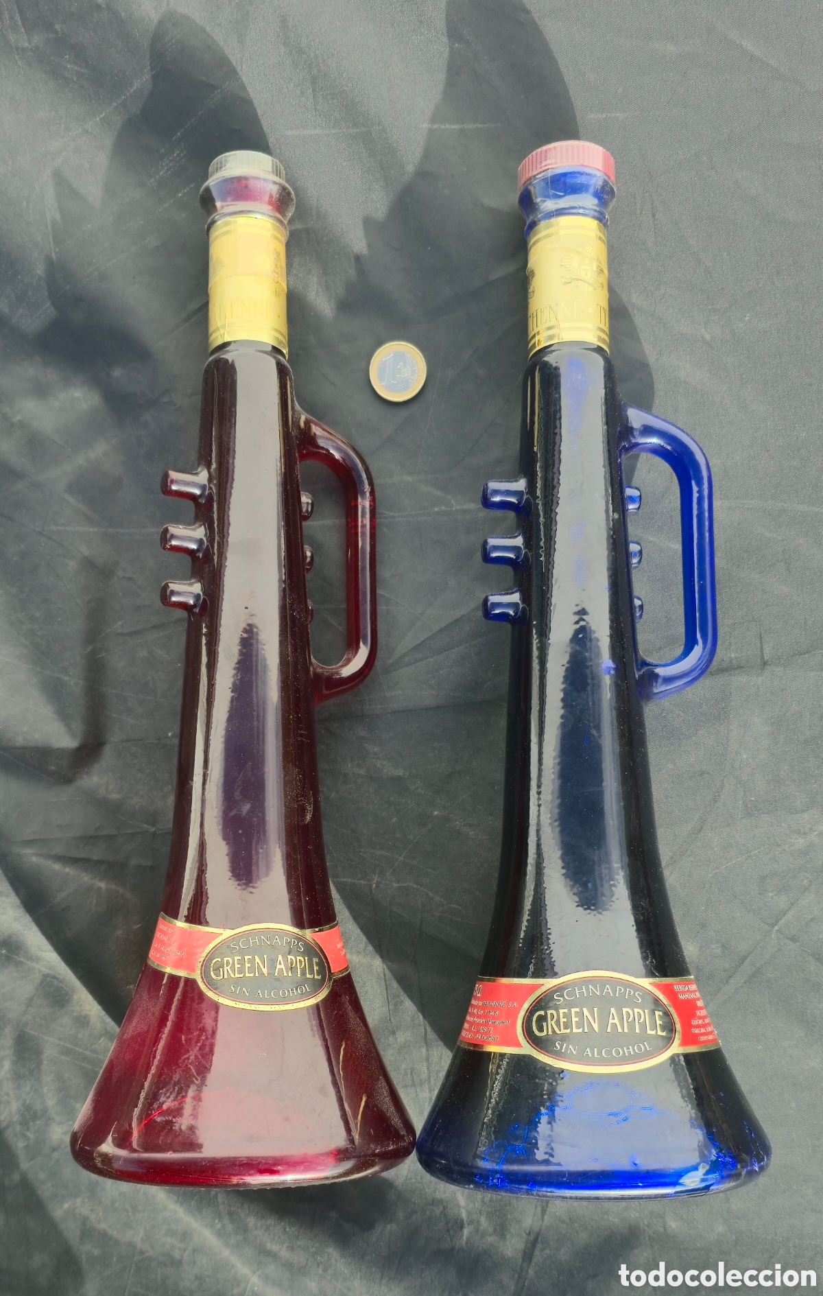 Botellas antiguas: Teichenn&eacute; trompetas 90s - Foto 4