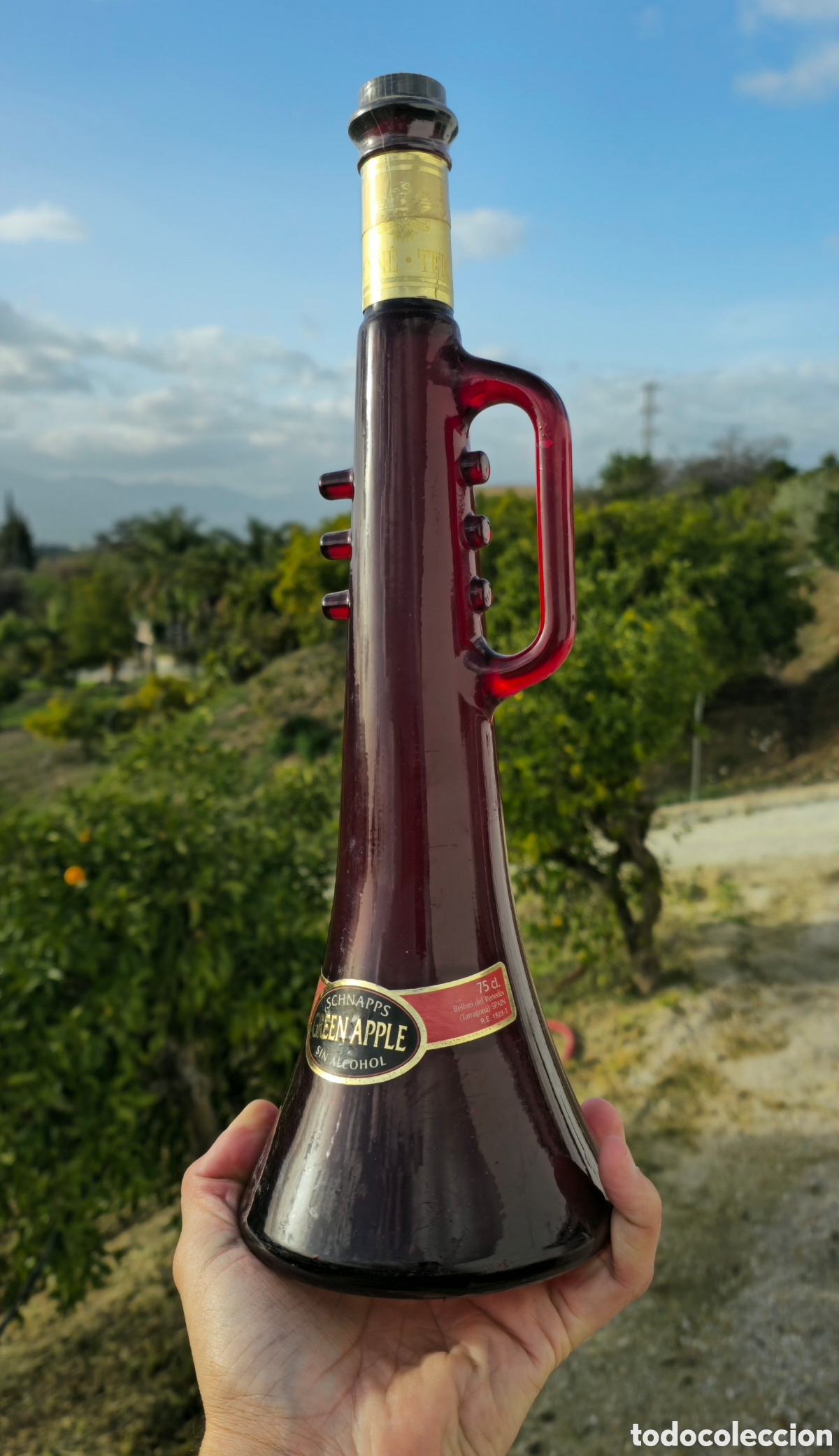 Botellas antiguas: Teichenn&eacute; trompetas 90s - Foto 5