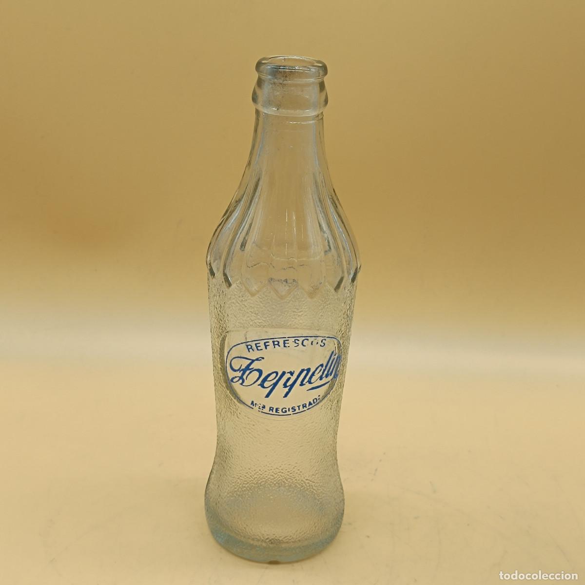 Botellas antiguas: BOTELLA REFRESCOS ZEPPELIN. ASTURIAS. MUY ANTIGUA. - Foto 1