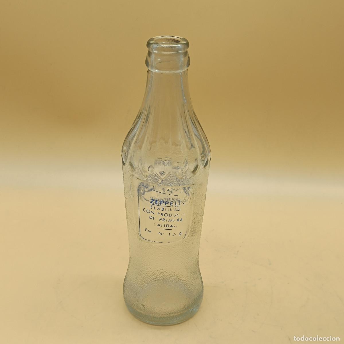Botellas antiguas: BOTELLA REFRESCOS ZEPPELIN. ASTURIAS. MUY ANTIGUA. - Foto 2