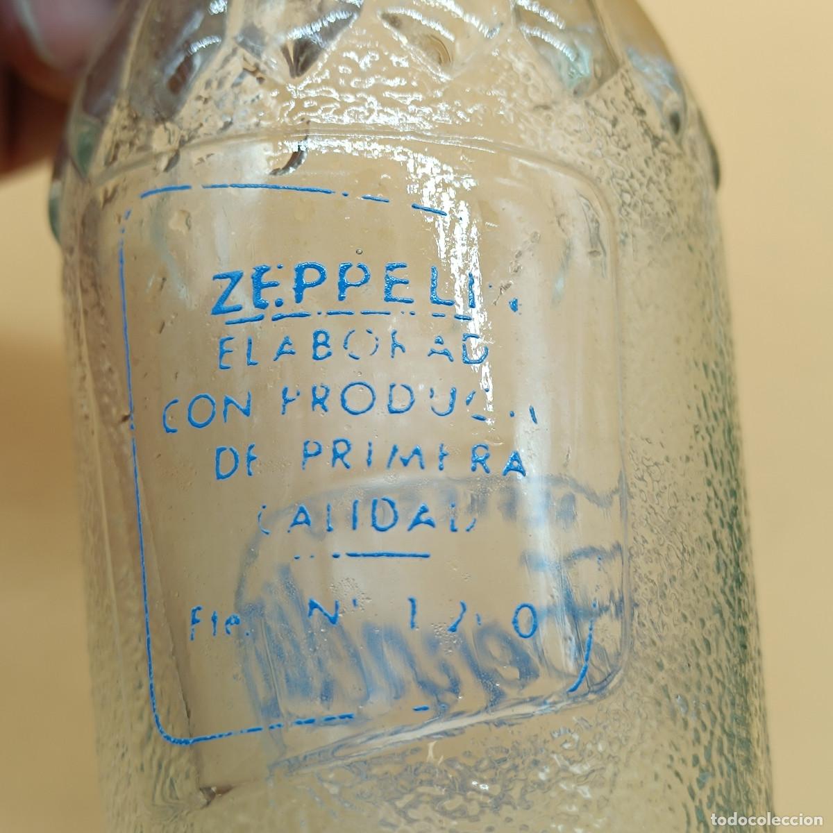 Botellas antiguas: BOTELLA REFRESCOS ZEPPELIN. ASTURIAS. MUY ANTIGUA. - Foto 4