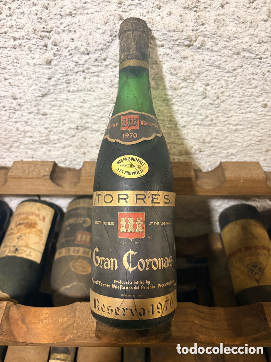 Botellas antiguas: Gran Corona Cosecha 1970 - Foto 1