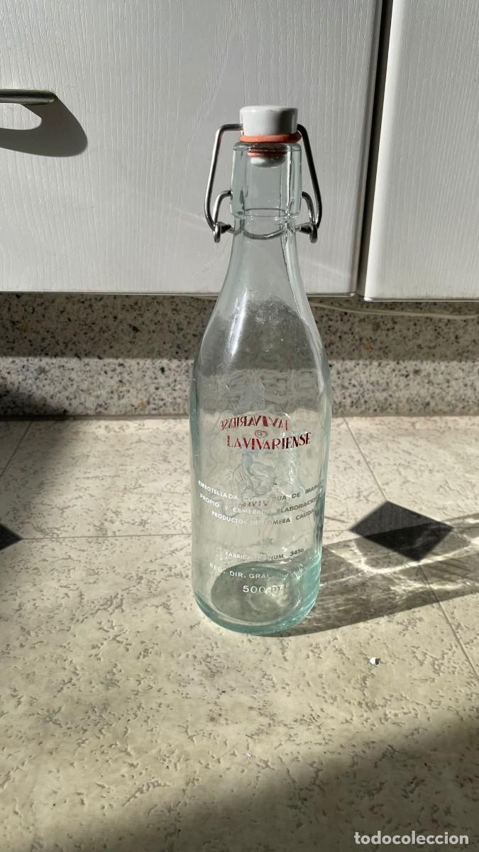Botellas antiguas: Botella Gaseosa &rdquo;La Vivariense&rdquo; - Foto 2