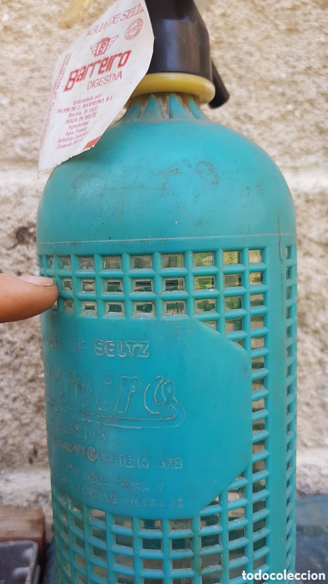 Botellas antiguas: Antiguo Sifon Barreiro - Foto 3