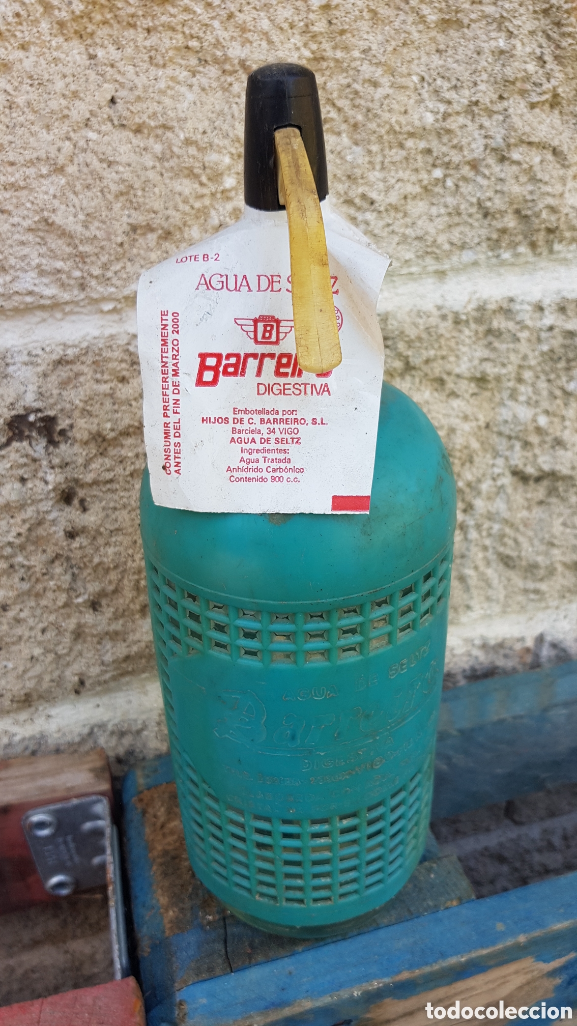 Botellas antiguas: Antiguo Sifon Barreiro - Foto 1