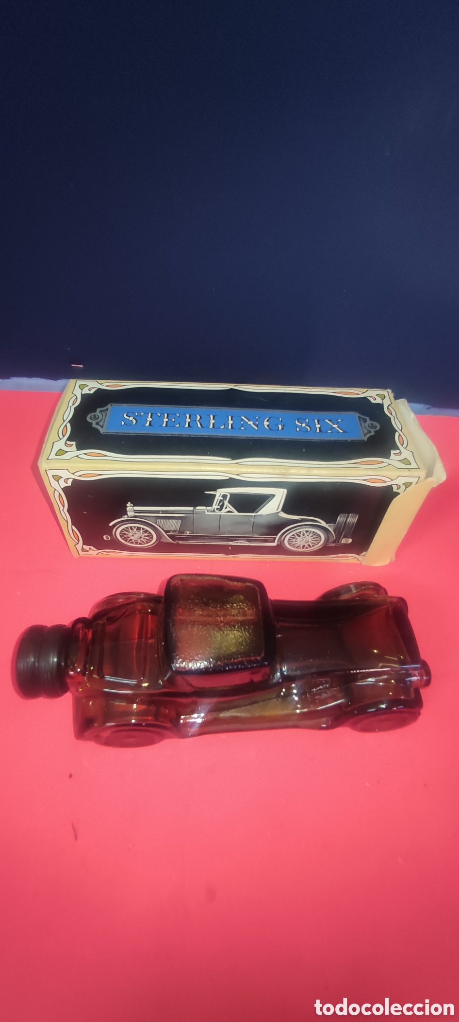 Botellas antiguas: Botella de loci&oacute;n coche - Foto 3