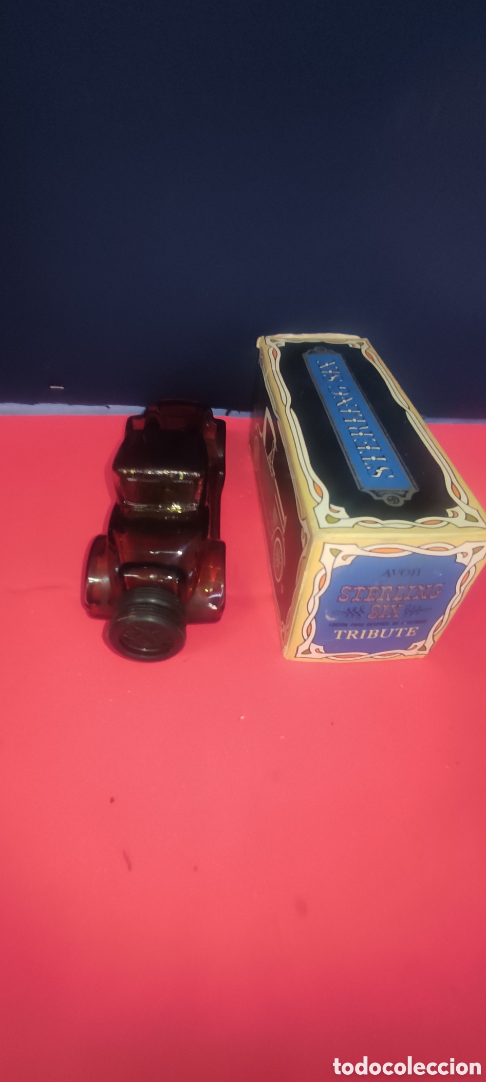 Botellas antiguas: Botella de loci&oacute;n coche - Foto 6