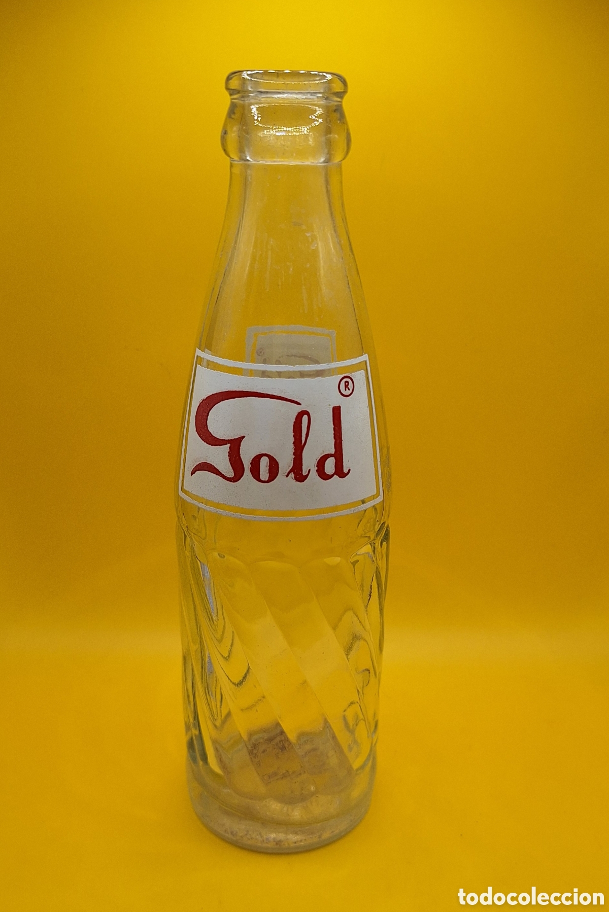 Botellas antiguas: Antigua Botella Refresco Gold - Rara - - Foto 2