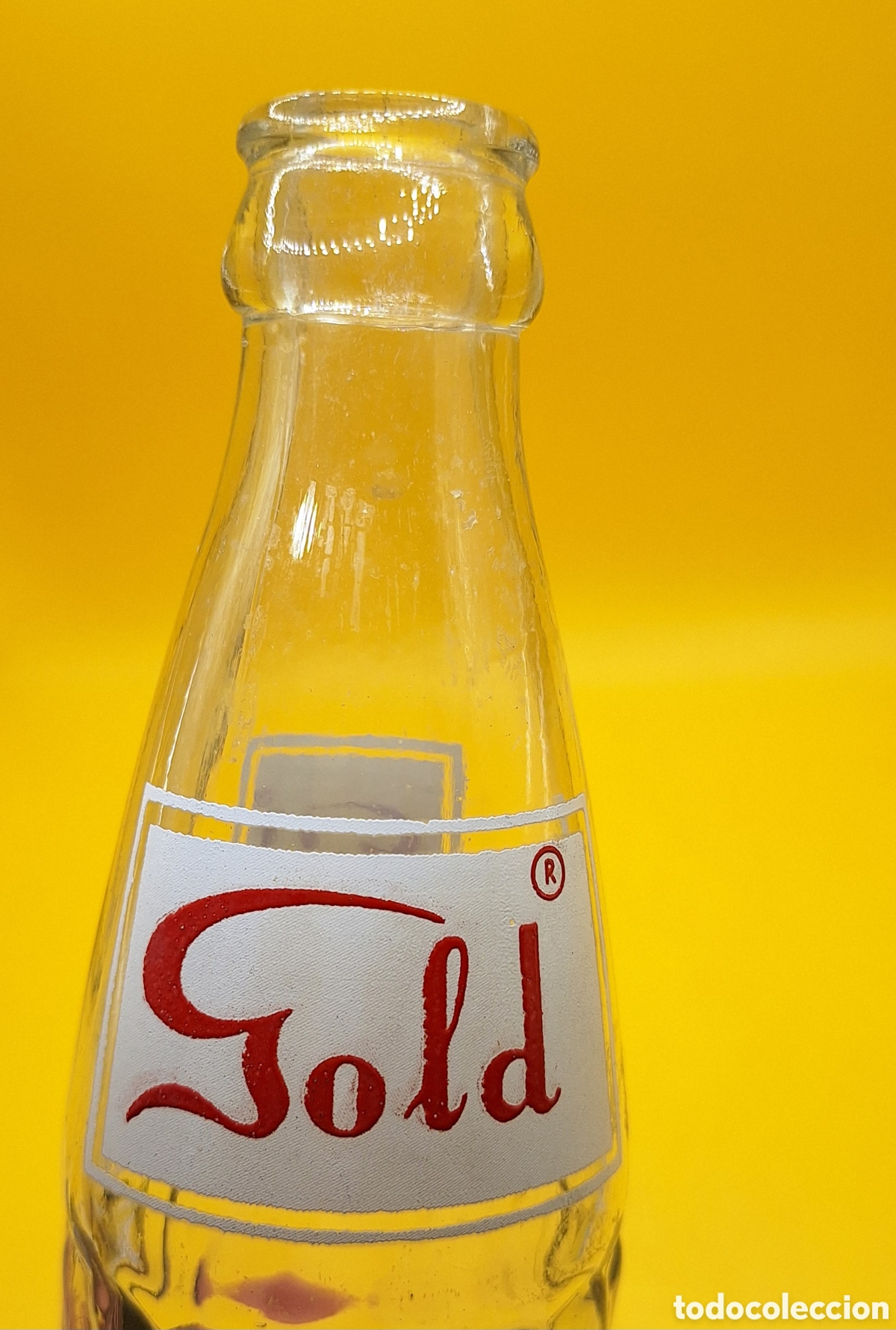Botellas antiguas: Antigua Botella Refresco Gold - Rara - - Foto 4