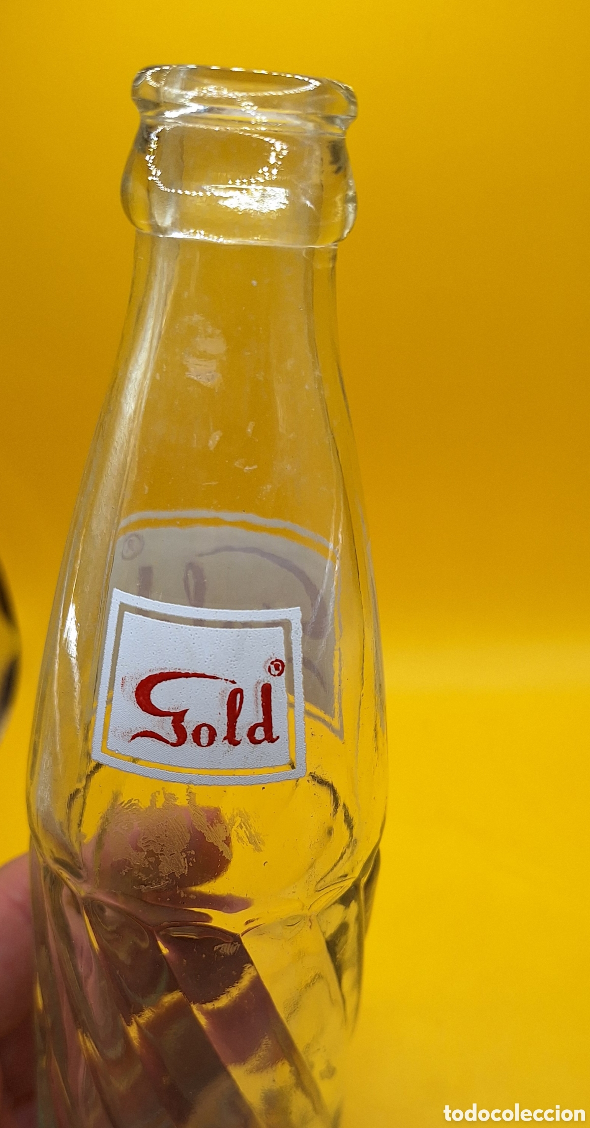 Botellas antiguas: Antigua Botella Refresco Gold - Rara - - Foto 7