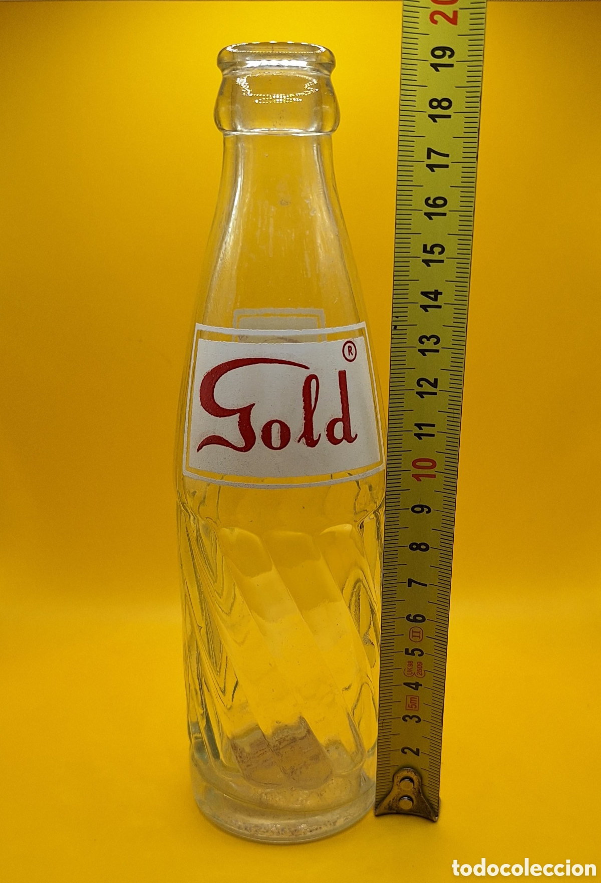 Botellas antiguas: Antigua Botella Refresco Gold - Rara - - Foto 8