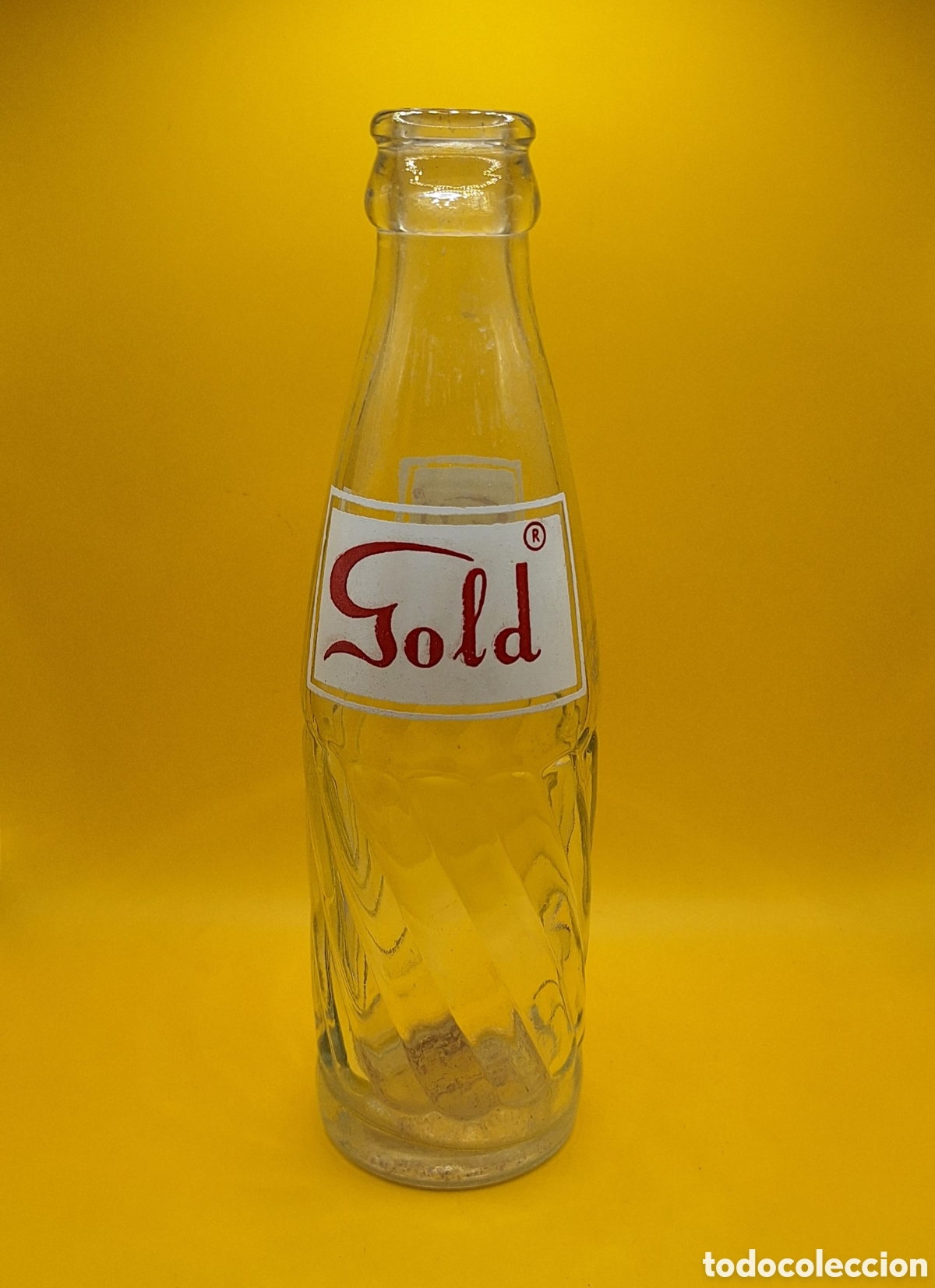 Botellas antiguas: Antigua Botella Refresco Gold - Rara - - Foto 1