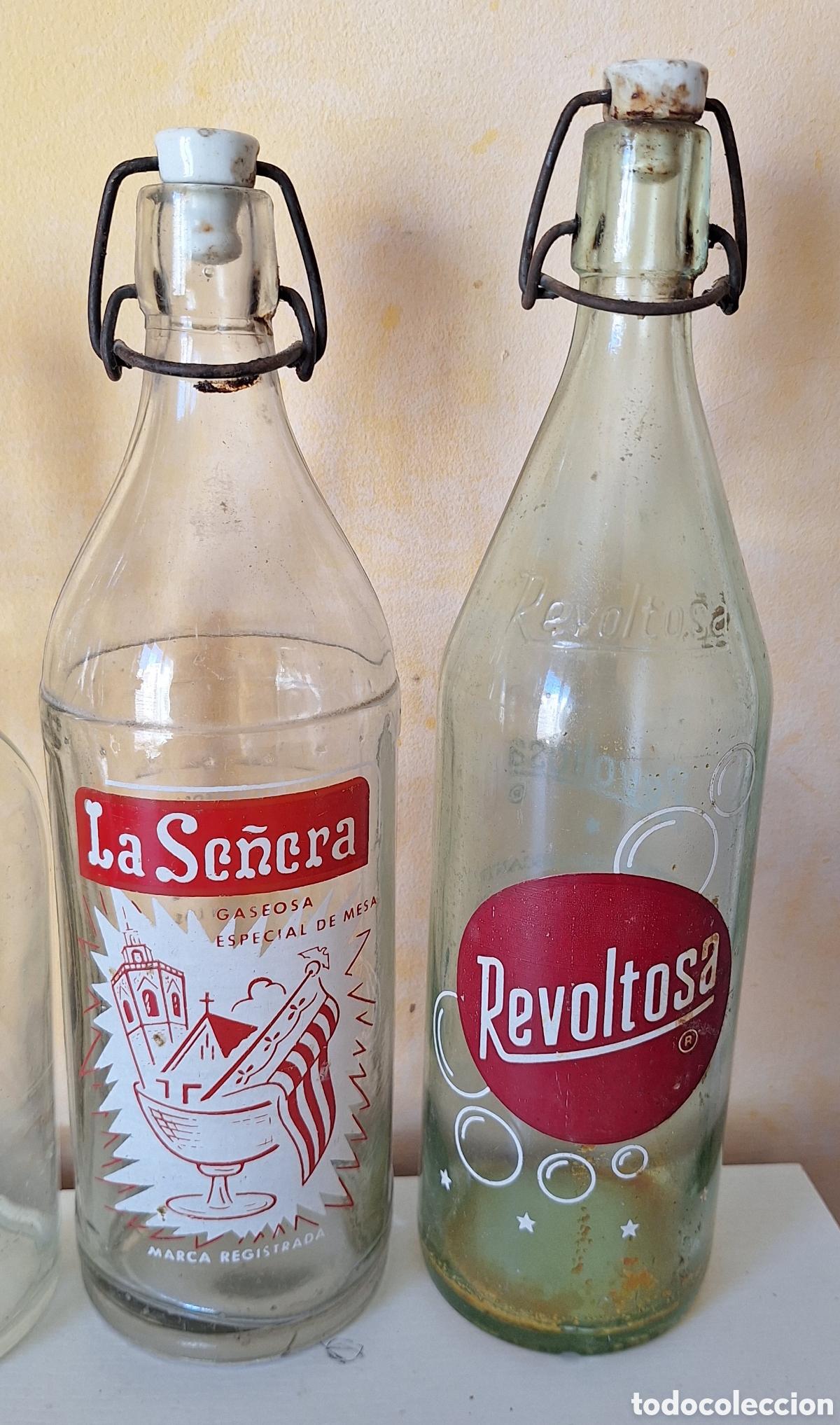 Botellas antiguas: Gran Lote de 32 Botellas Antiguas Variadas - Foto 8
