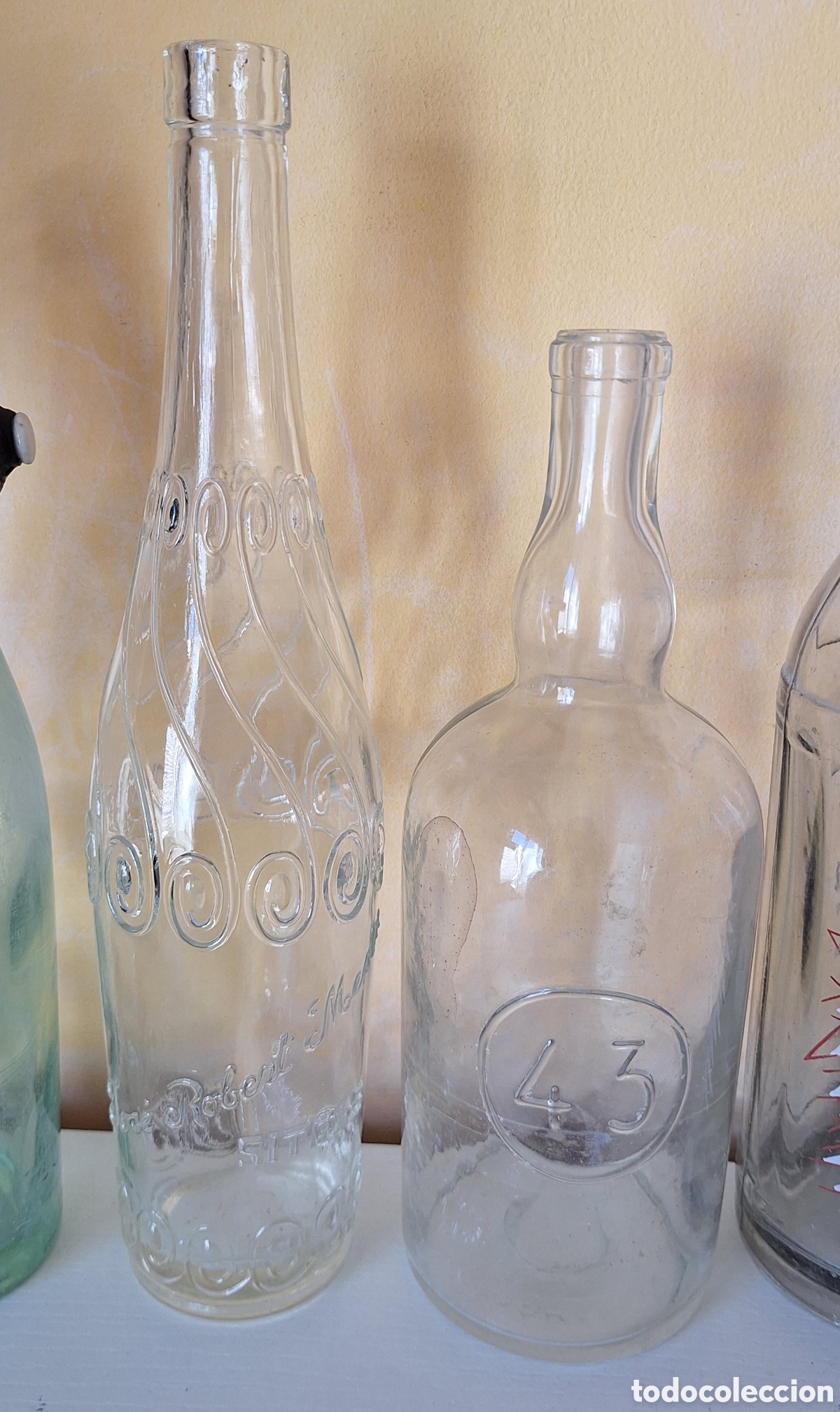 Botellas antiguas: Gran Lote de 32 Botellas Antiguas Variadas - Foto 9